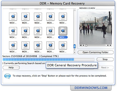 ddr recovery software